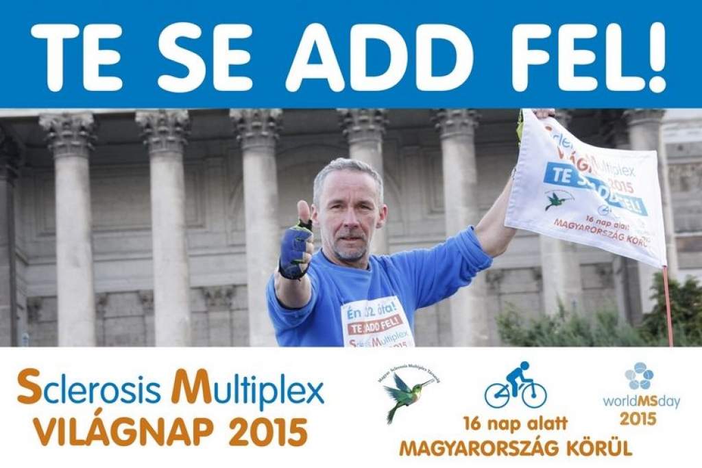 Országos túra Magyarország körül a sclerosis multiplexes betegekért - Kerékpárral keresi fel gyógyíthatatlan sorstársait egy SM beteg sportoló. 