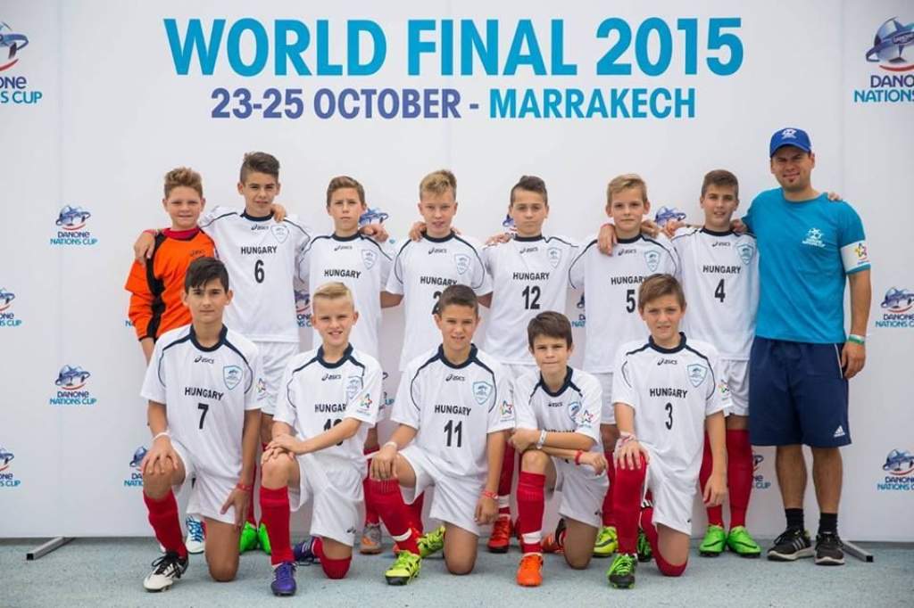 Magyar csapat is részt vett a Danone Nemzetközi Junior Focikupáján