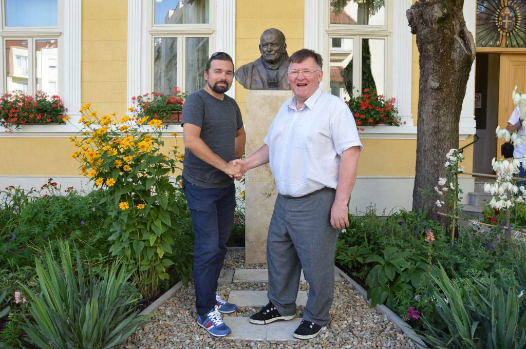 Mateusz Klinowski így emlékezett meg látogatásáról a Wojtyla Házban