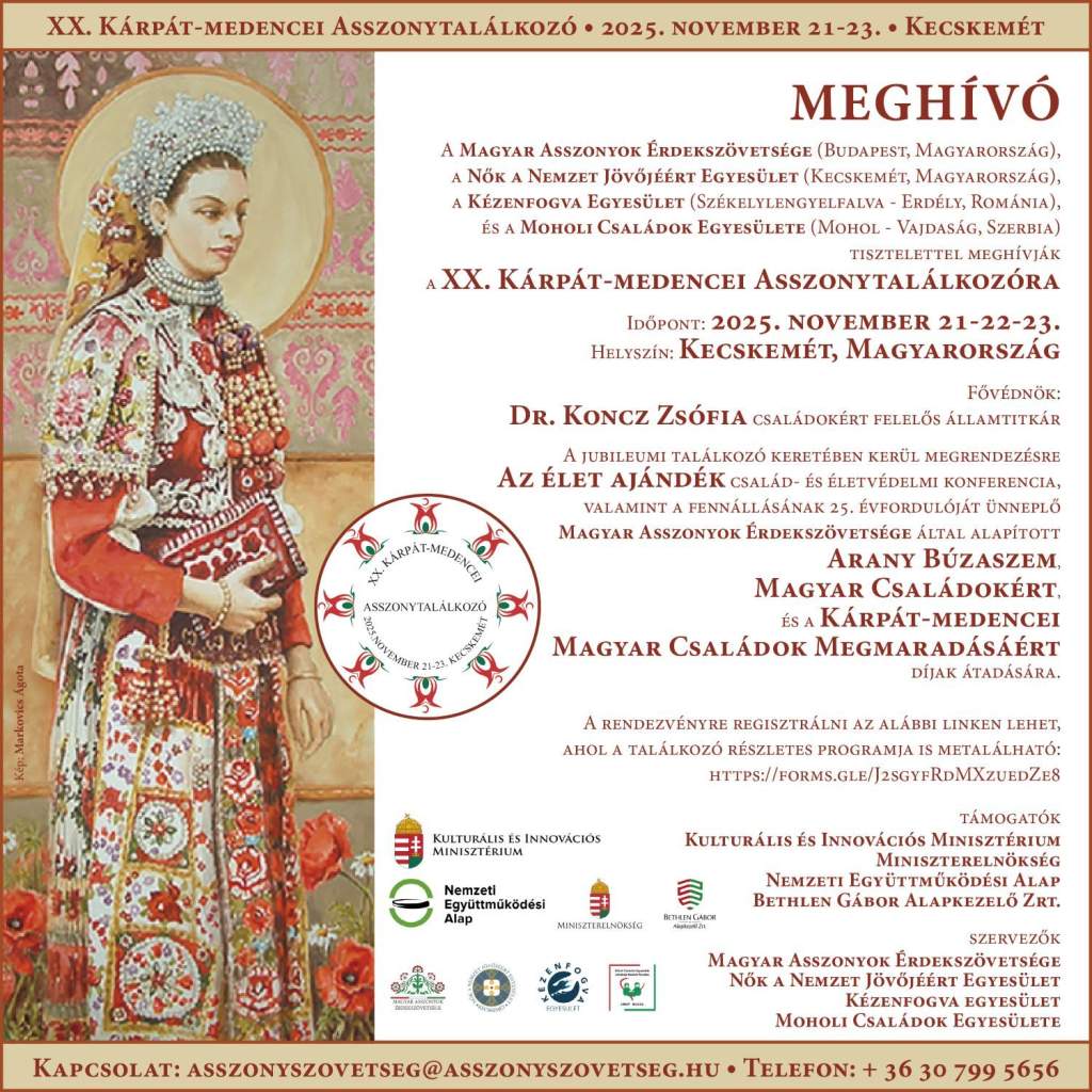 Kecskemét ad otthont a XX. Kárpát-medencei Asszonytalálkozónak