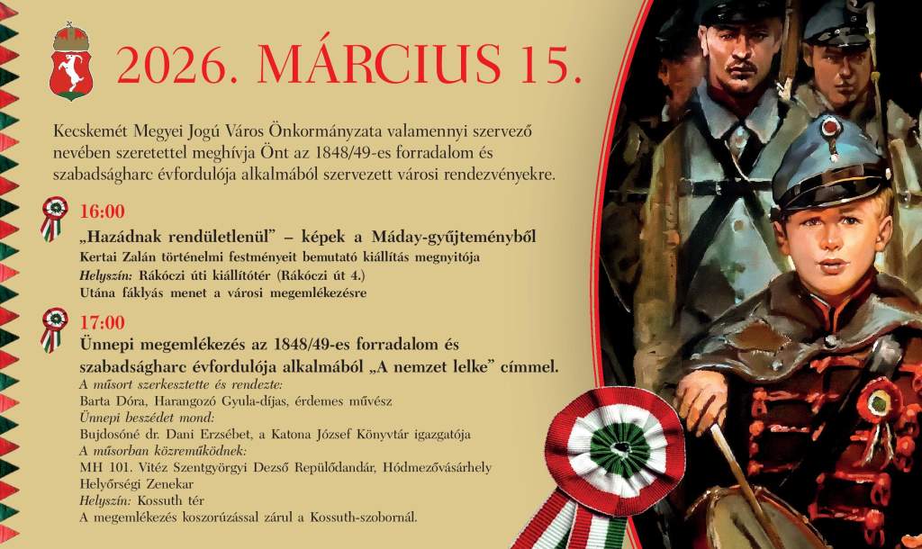 Emlékezzünk 1848. március 15-ére!