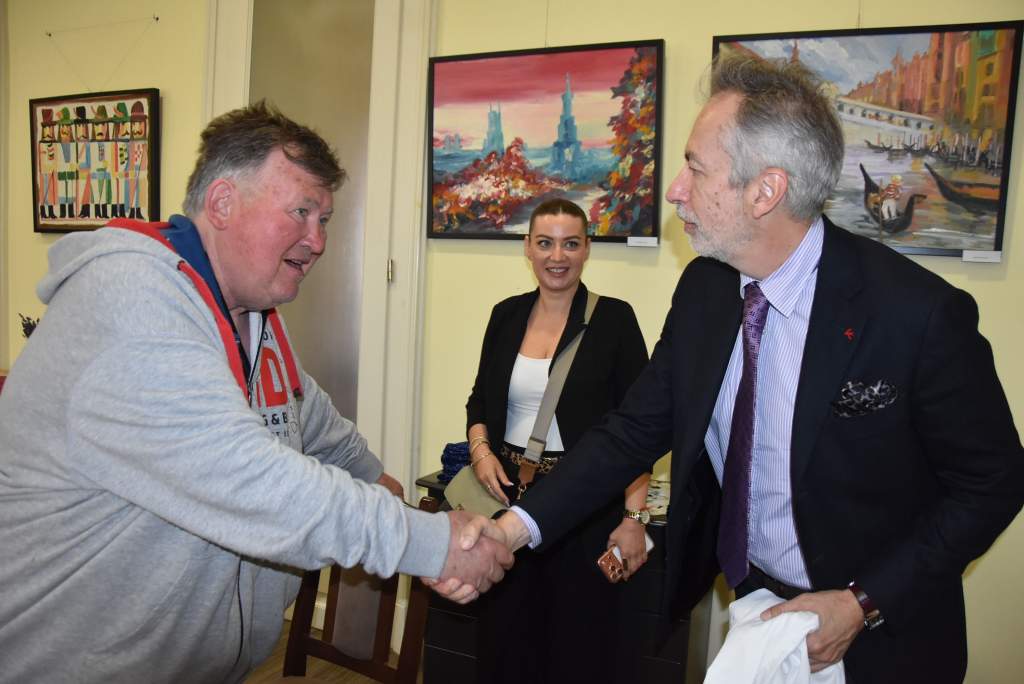 Dr. Óváry Csaba, a Bács-Kiskun Vármegyei Oktatókórház főigazgatója a Wojtylában