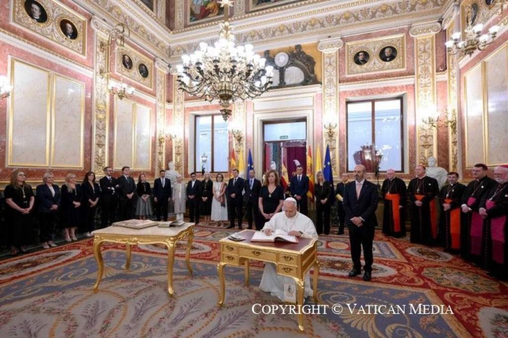 XIV. Leó pápa beszéde a spanyol képviselőházban: Az igazságosság korlátot szab az erőnek