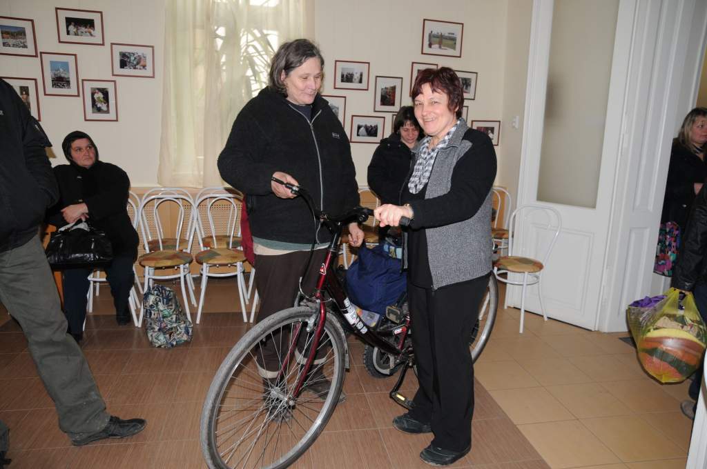 Újabb boldog kerékpár tulajdonos a Wojtyla Központban