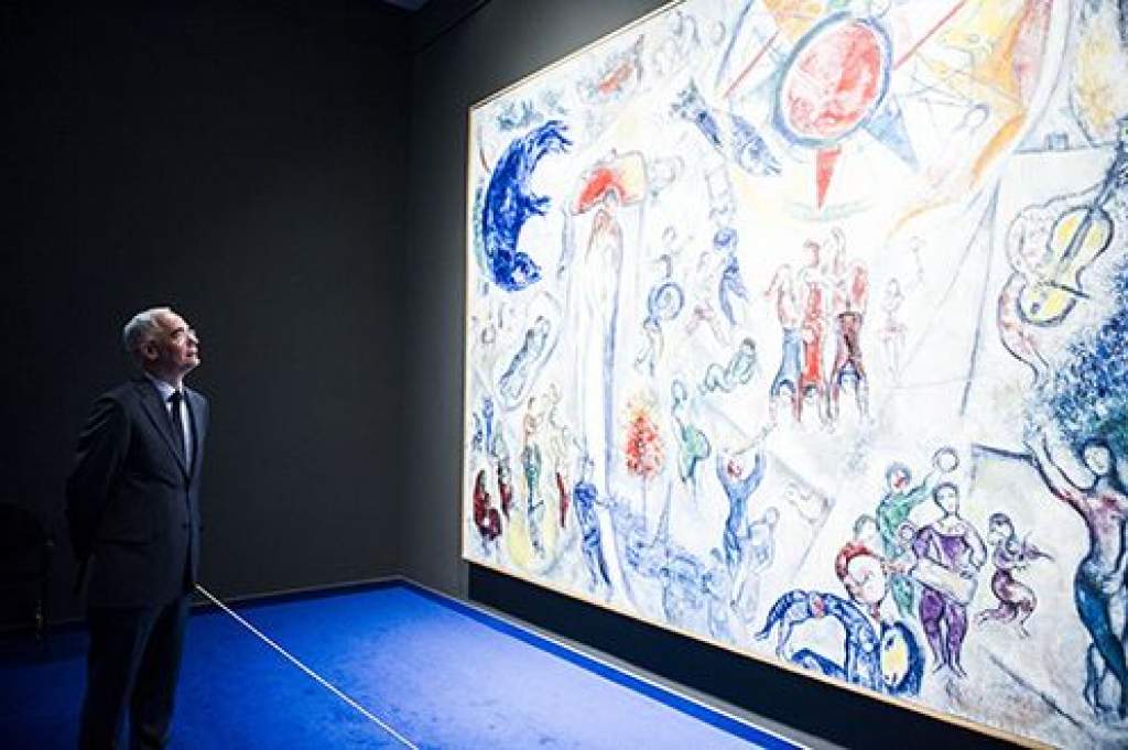 Balog Zoltán nyitotta meg a Nemzeti Galéria Chagall-Ámos ikerkiállítását