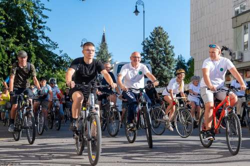 Kerékpáros felvonulással zárult az Európai Mobilitási Hét Kecskeméten