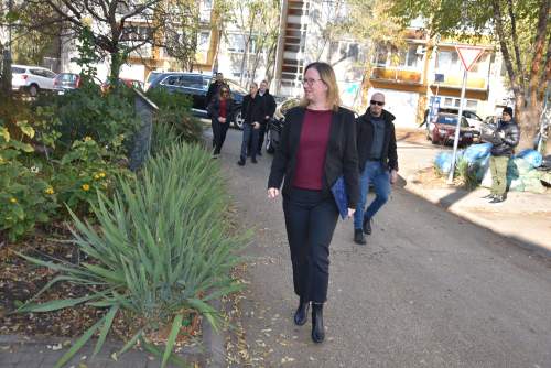 Maya Kadosh izraeli nagykövet asszony a Wojtyla Házban