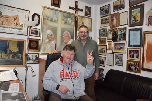 Dr. Temesváry Béla a Wojtyla Házban